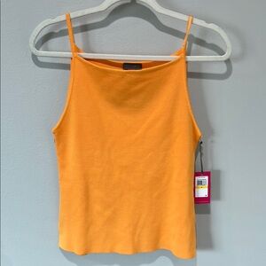 Vince Camuto Orange Fitted Sleeveless Camisole